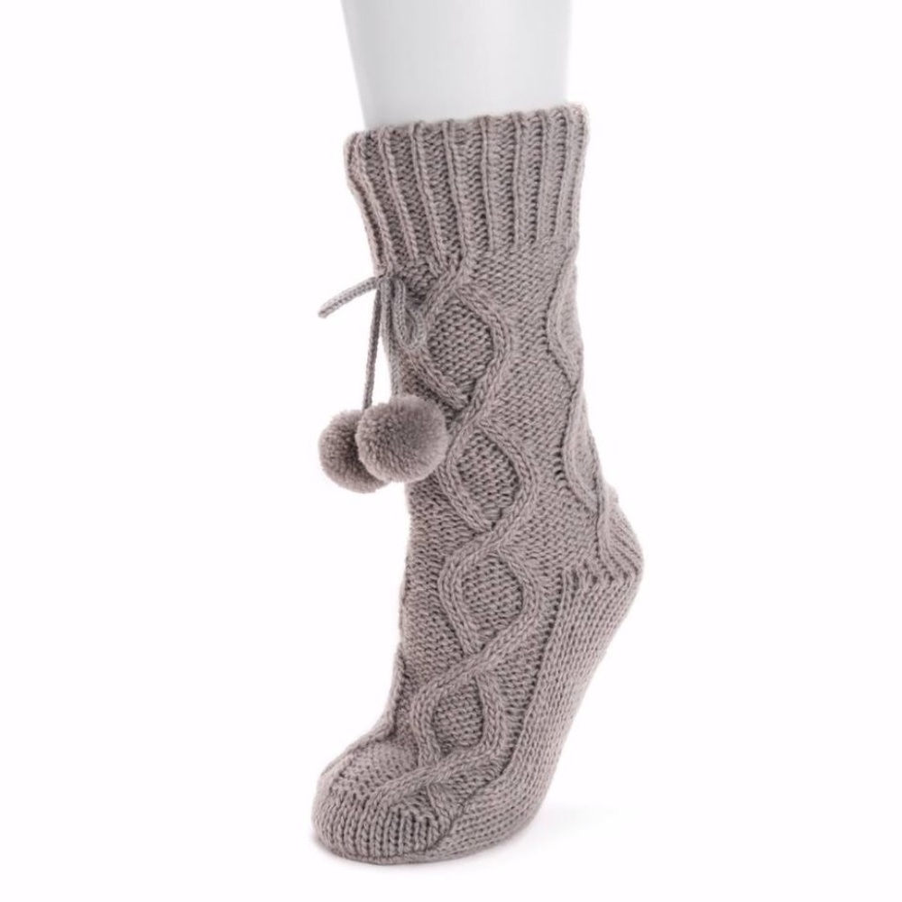 Muk Luks Pom Cabin Socks